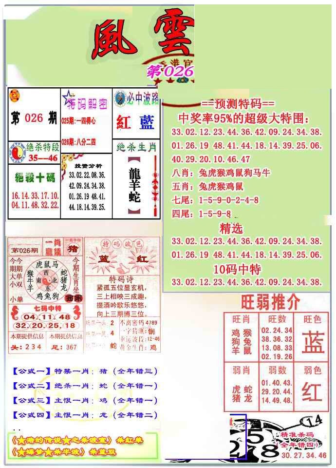 026期风云榜[图]