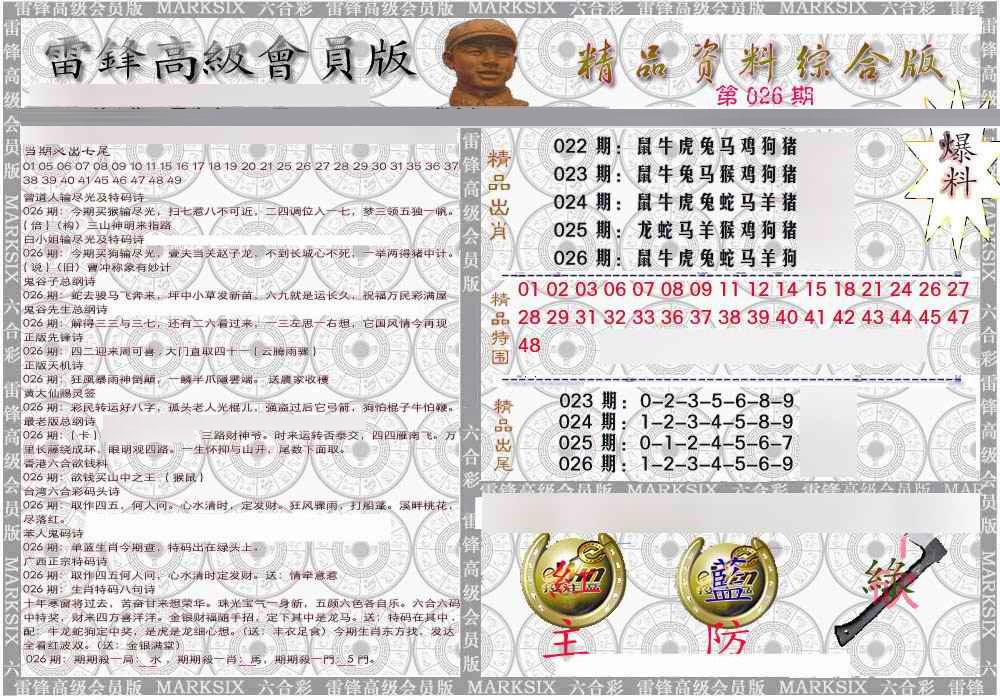 026期雷锋资料综合版[图]