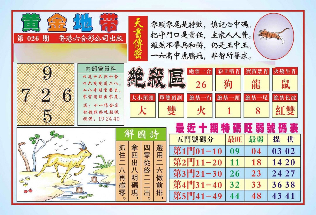 026期香港黄金地带(新图)[图]