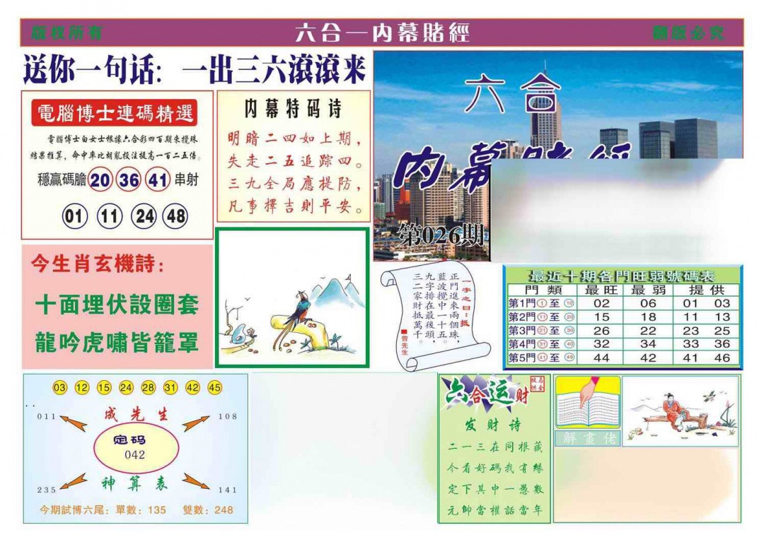 026期内幕赌经[图]