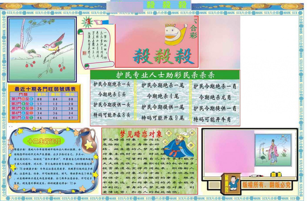 026期马经杀杀杀A(新图推荐)[图]