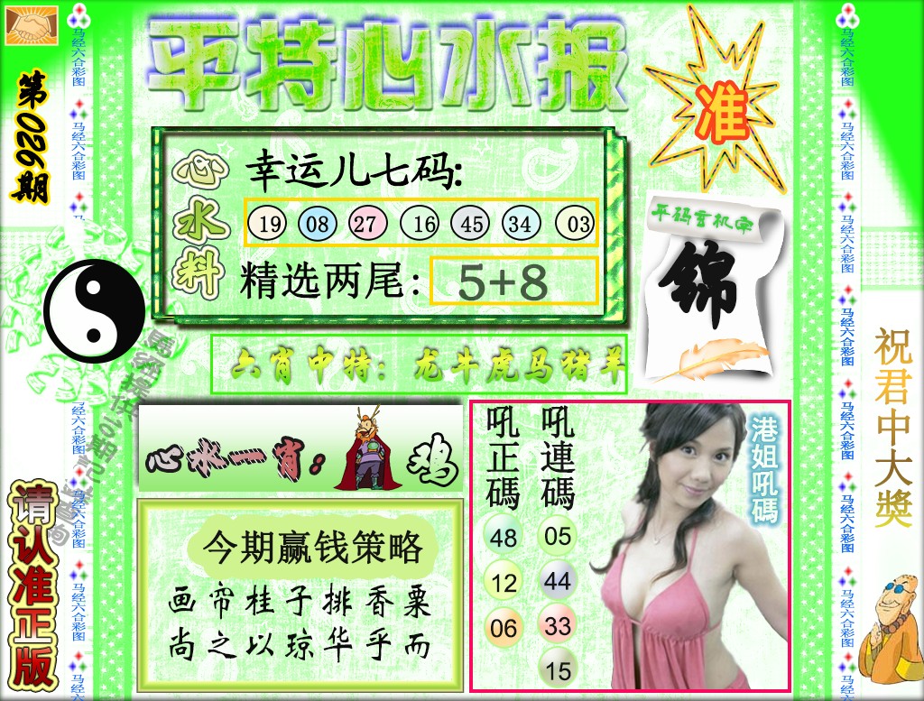 026期平特心水报（荐）[图]