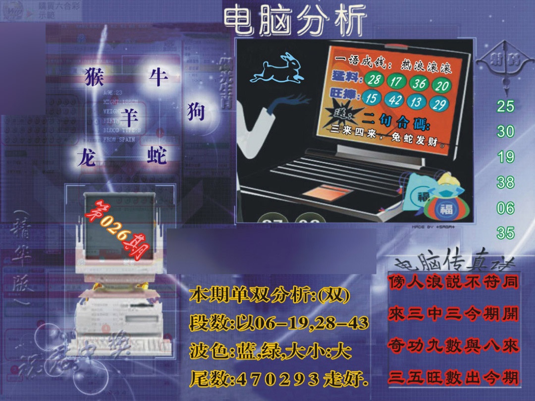 026期正版电脑分析贴士[图]