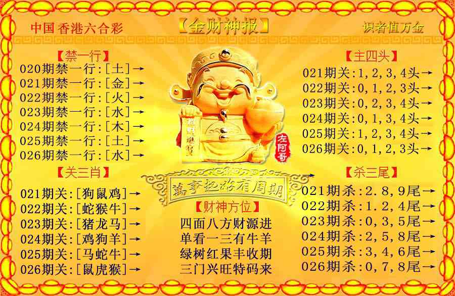 026期金财神[图]
