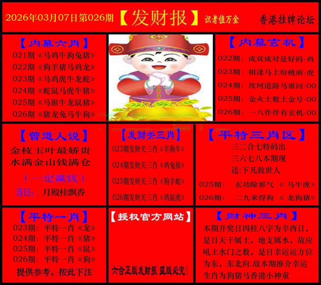 026期发财报[图]