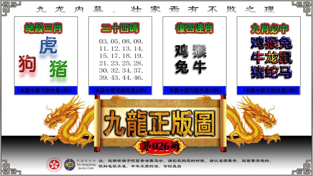 026期九龙正版图[图]
