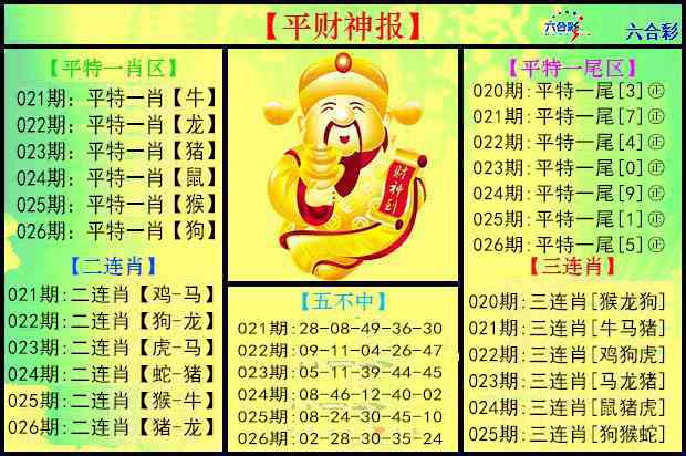 026期平财神报[图]